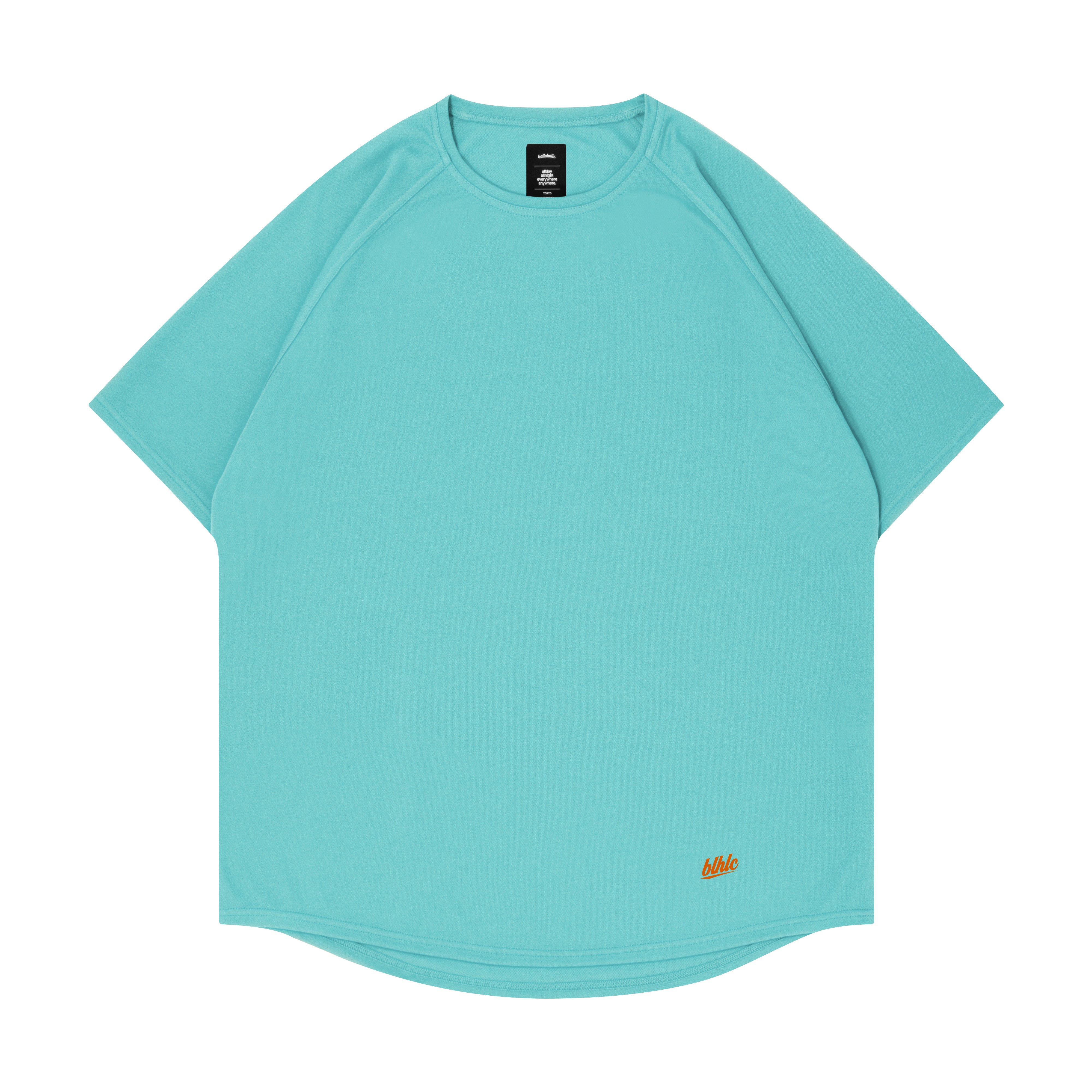 blhlc Back Print Cool Tee (aqua blue/orange) – ballaholic