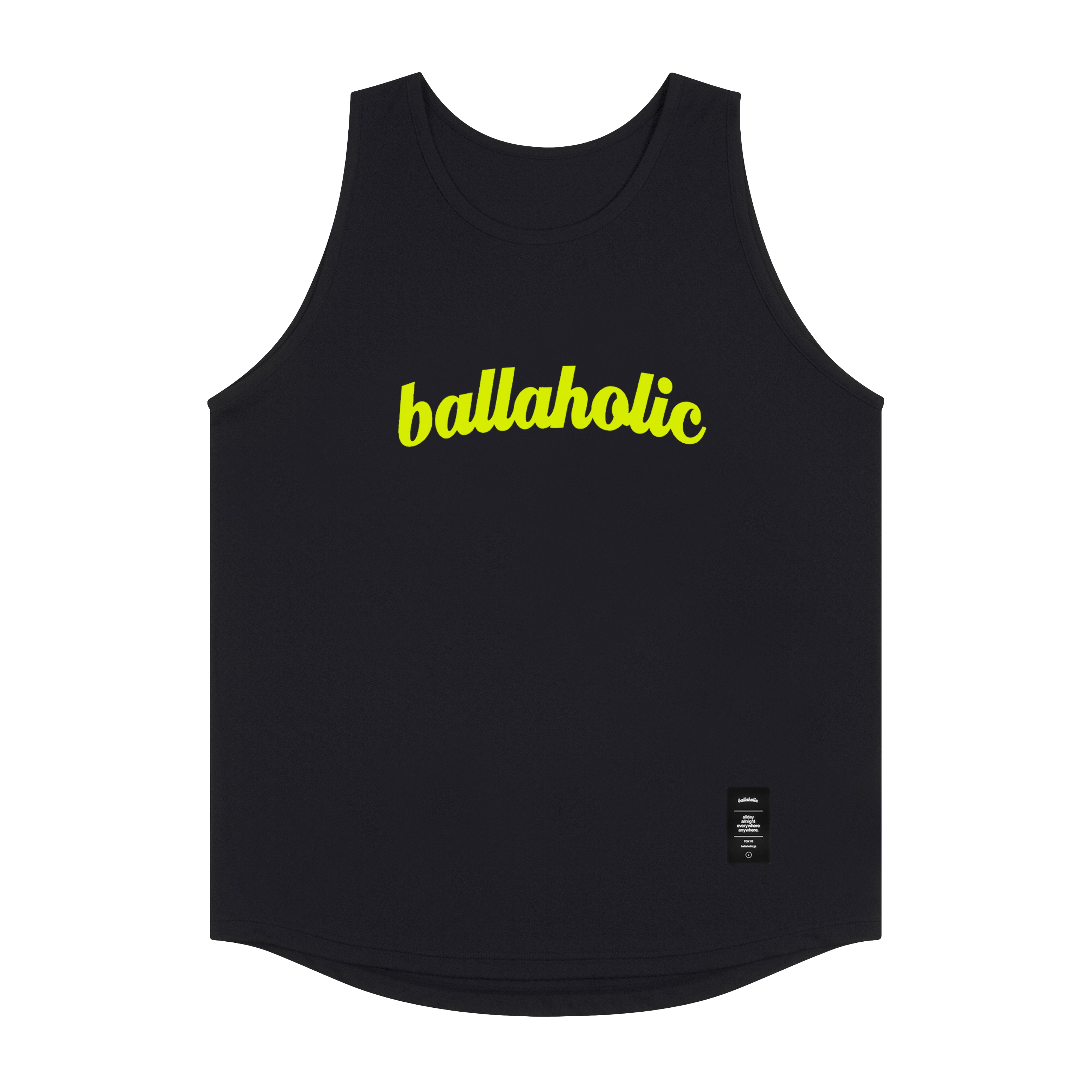 Logo Tank Top (night sky/neon yellow) – ballaholicオンラインショップ