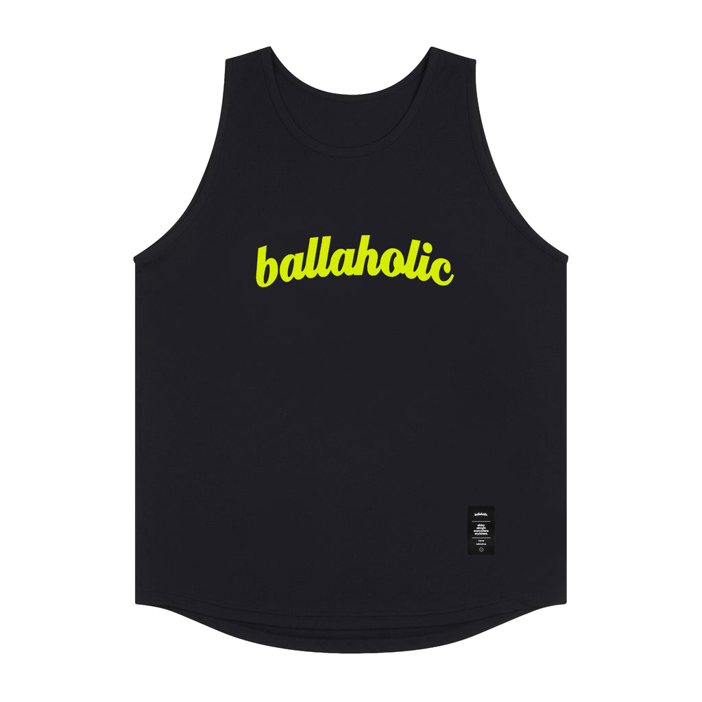Logo Tank Top (night sky/neon yellow) – ballaholicオンラインショップ