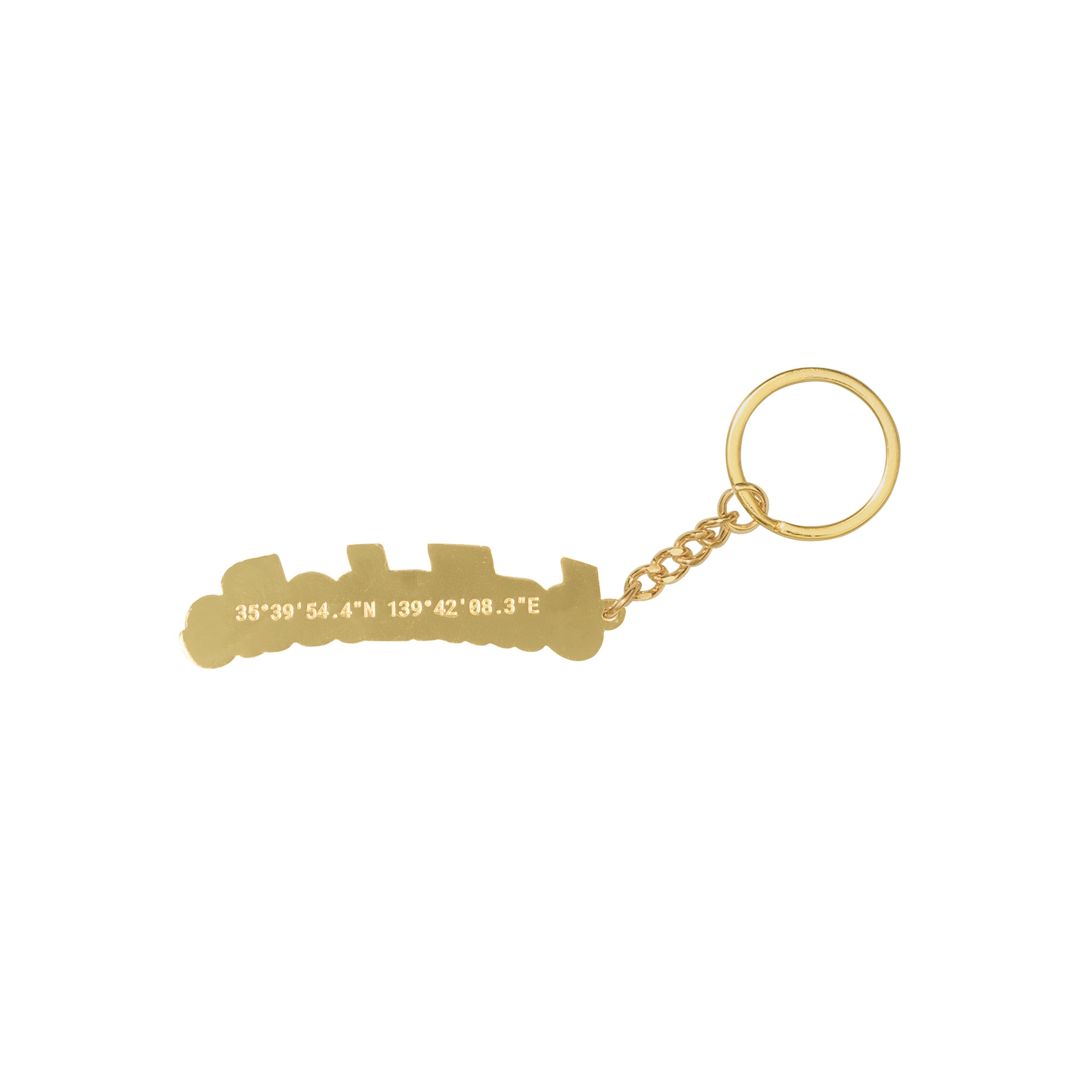 Logo Keychain (gold/dark green) – ballaholicオンラインショップ