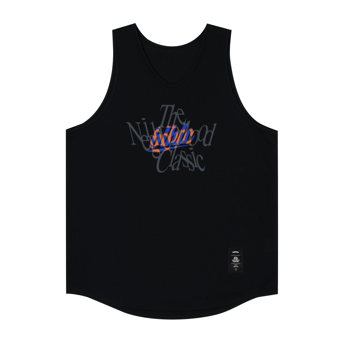 The Neighborhood Classic Tank Top (black/blue/orange)