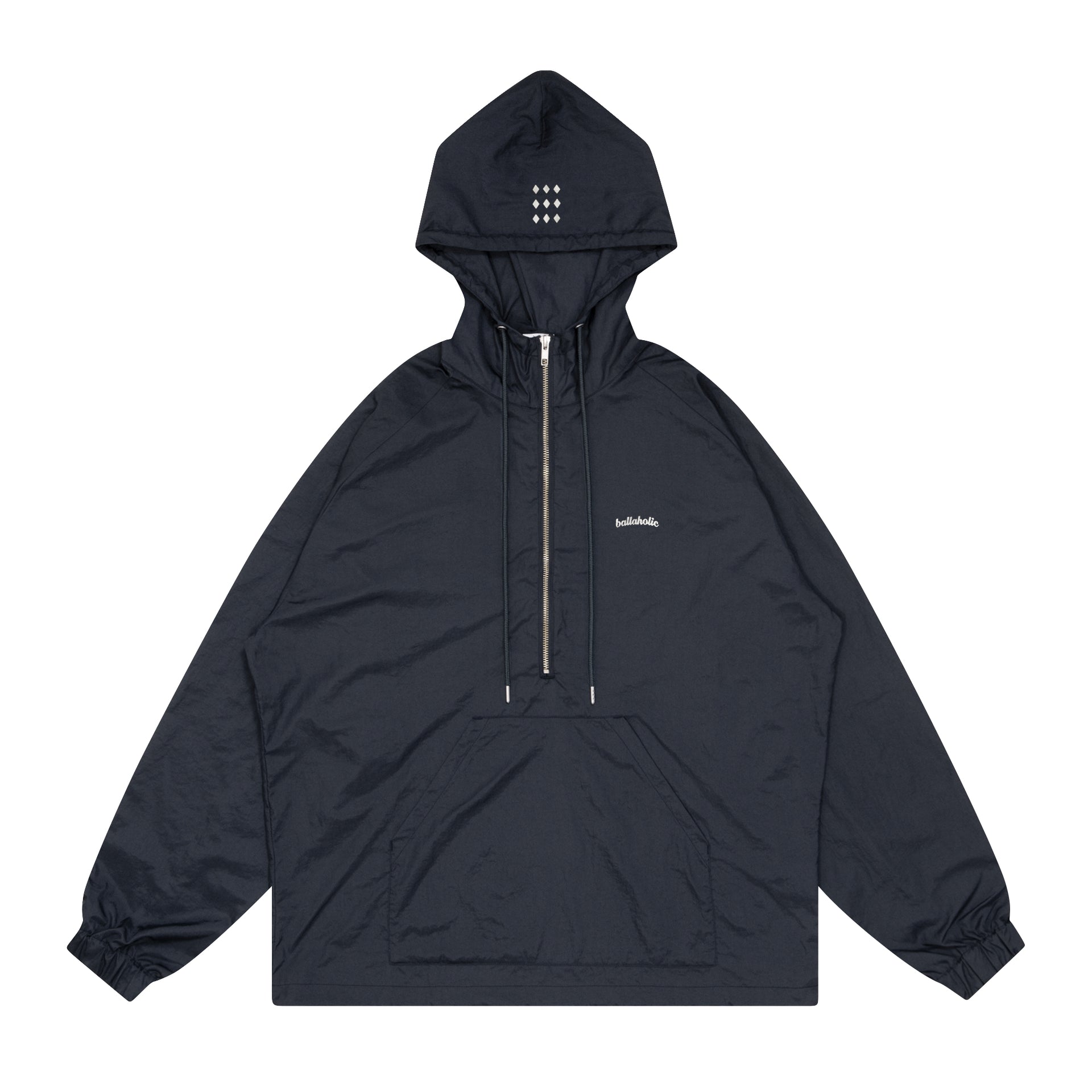 W Face Half Zip Pull Over (navy nights) – ballaholicオンラインショップ