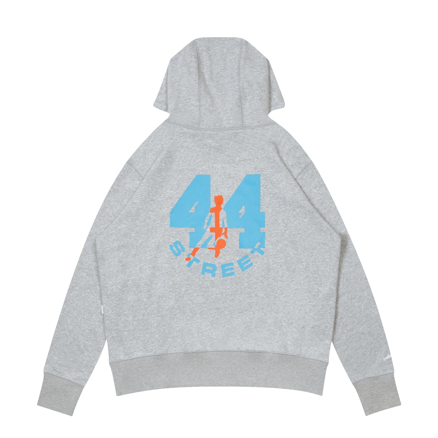 44 St. Sweat Hoodie (gray/light blue/orange)