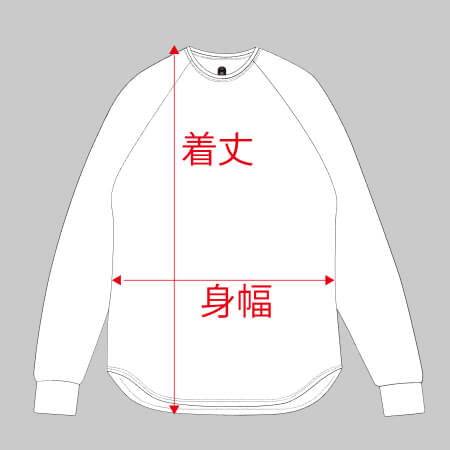サイズの図り方、参考イメージ